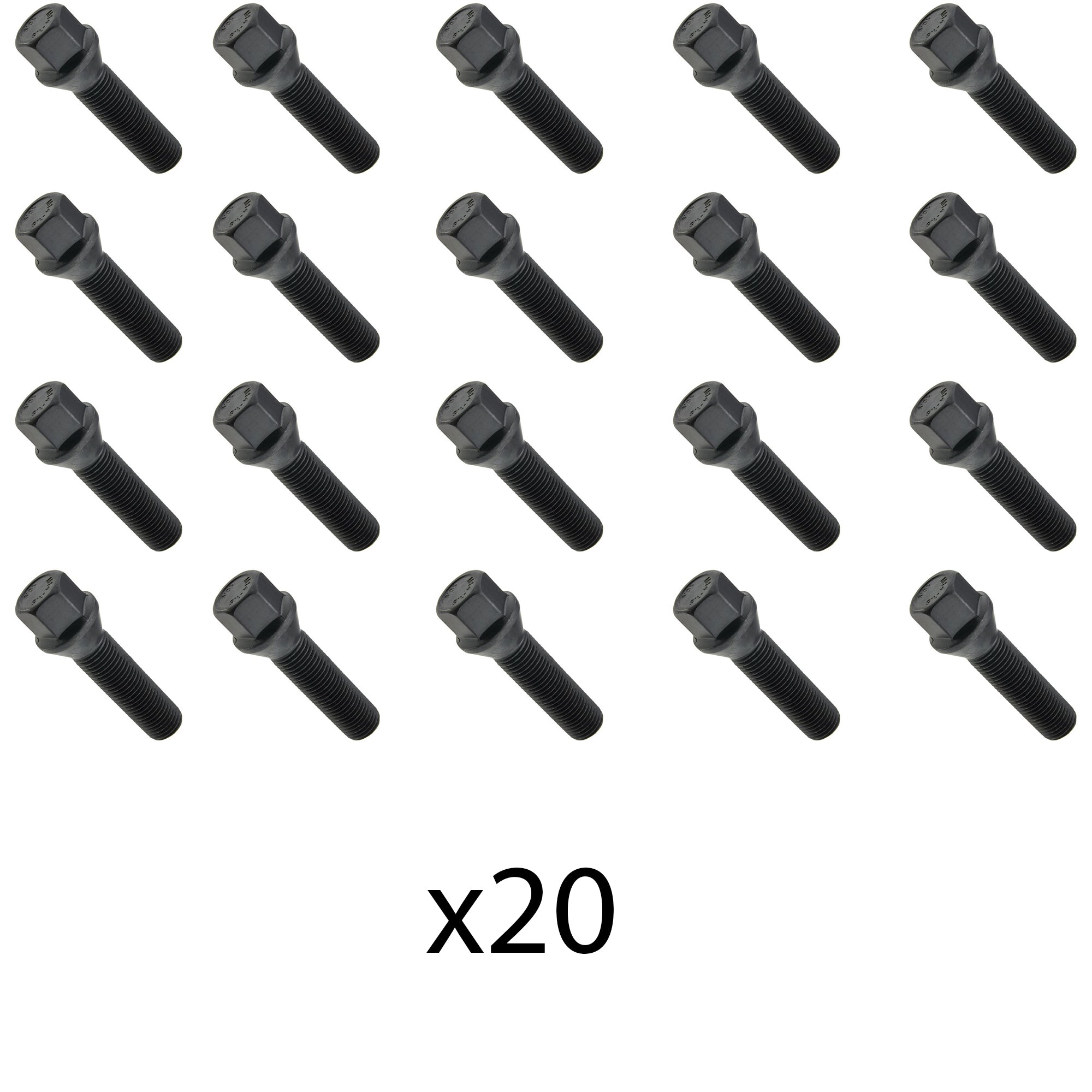 Lot de 20 Boulons de roue  M14 x 1.50 45mm