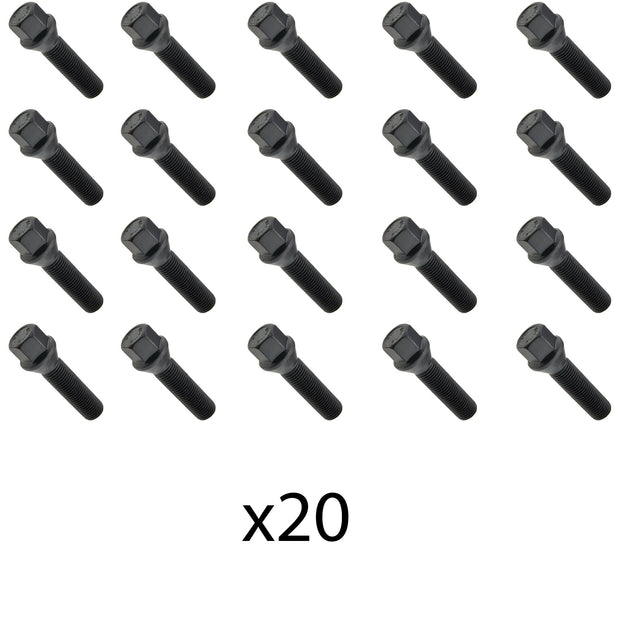 Lot de 20 Boulons de roue  M14 x 1.50 45mm